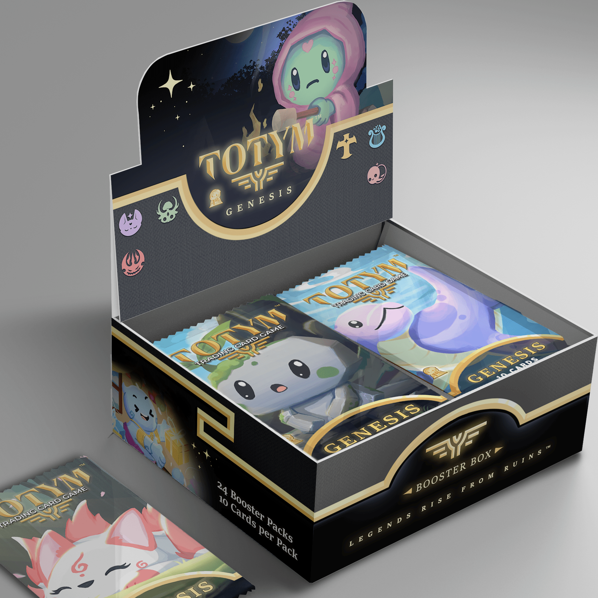 TOTYM Trading Card Game | Genesis Base Set - 1st Edition 12 Packs (Discount+) TOTYM Trading Card Game | Genesis Base Set - 1st Edition 12 Packs (Discount+)