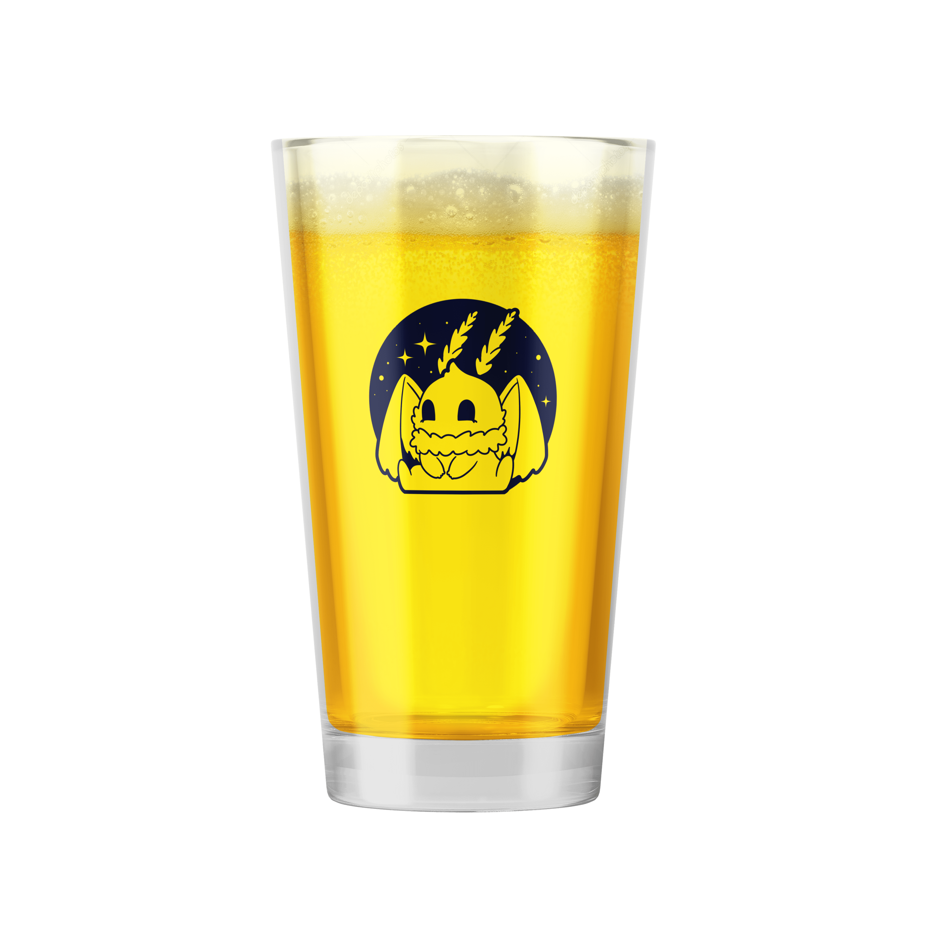 Motthew | Mothman Pint Glass (16 oz) - TOTYM