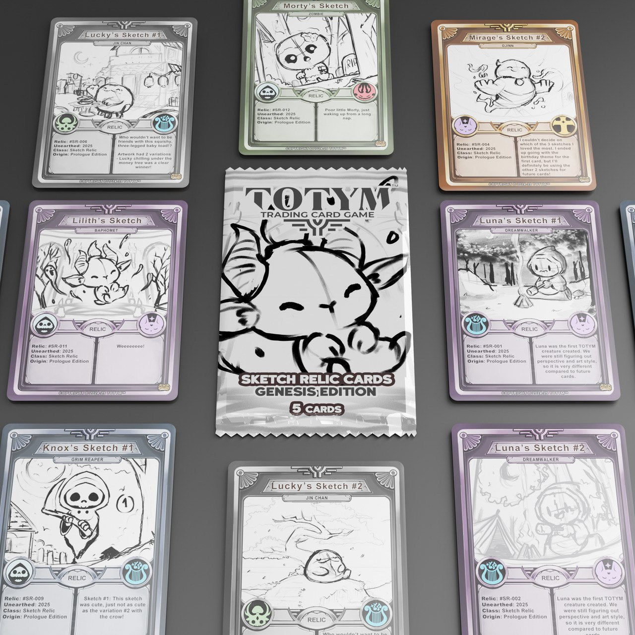 Sketch Relic: Genesis Edition | Collectible Card Packs - TOTYM