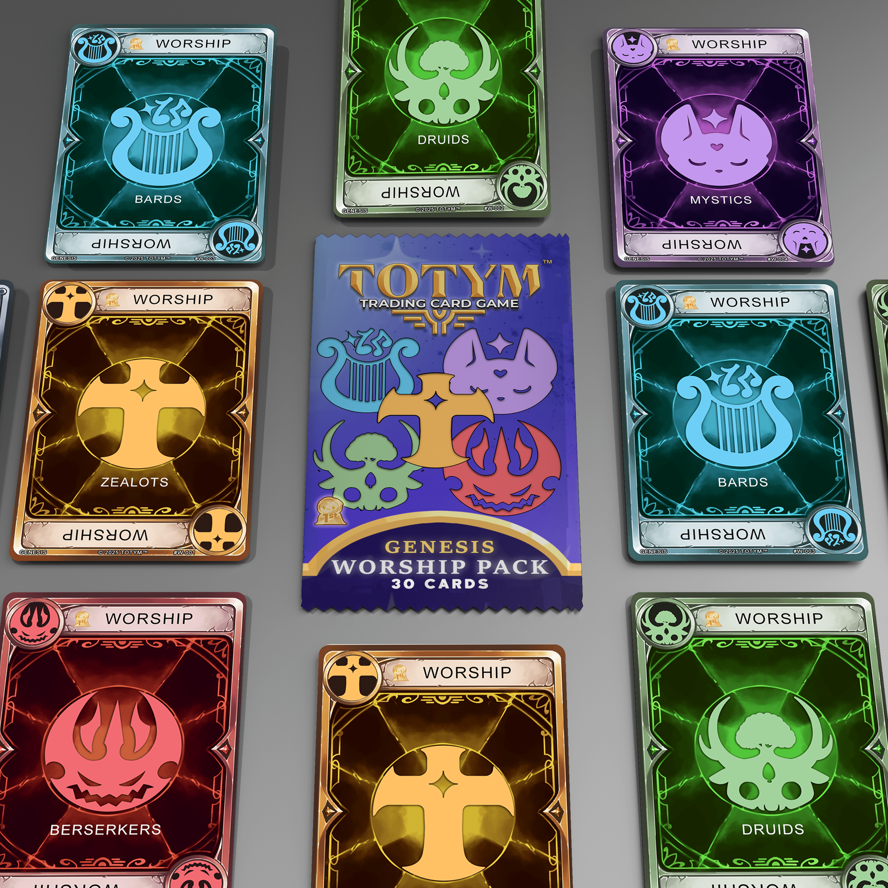 TOTYM Trading Card Game | Worship Booster Pack (30 Cards) - 1st Edition - TOTYM